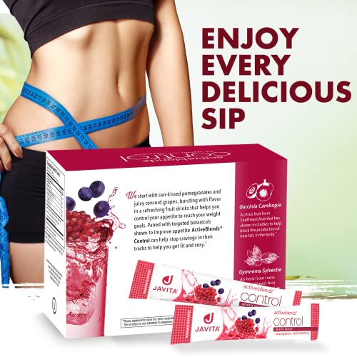 Javita ActiveBlendz Control Fruit Powder Drink Instant Beverage Made w/Pomegranate JAVITA uk supplements