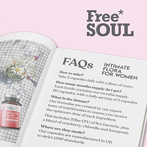 Probiotics for Women - Comprehensive Bio Cultures for Women's Intimate Flora, 20 Billion Free Soul uk supplements