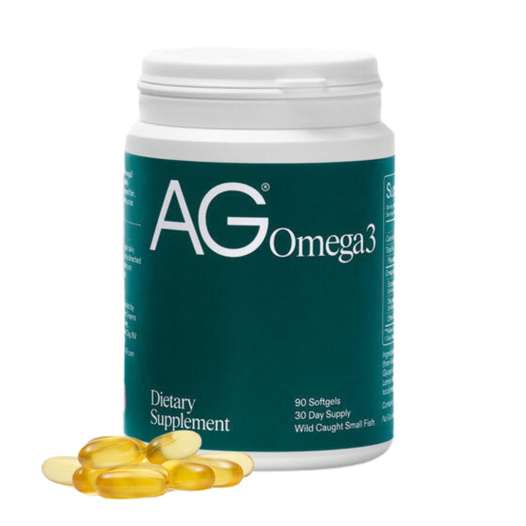 AG1 Omega 3 Fish Oil Softgels – 2000mg EPA & DHA from Wild-Caught Fish, Supports Heart, Brain & Joint Health | 90 Capsules | Athletic Greens Supplement AG1 uk supplements
