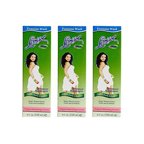 Lemisol Plus, Gentle Daily Feminine Cleanser, Original Refreshing Formula - 8 Oz (Pack of 3) Lemisol uk supplements