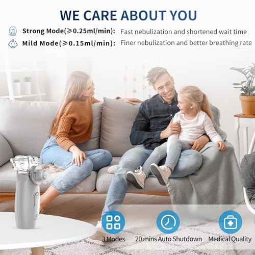 APOWUS Ultrasonic Mesh Nebulizer - Handheld Nebulizer for Adults APOWUS uk supplements