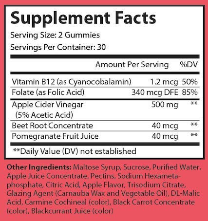 Nutriumph Apple Cider Vinegar Gummies with The Mother Vegan – Weight Loss, Detox Nutriumph uk supplements
