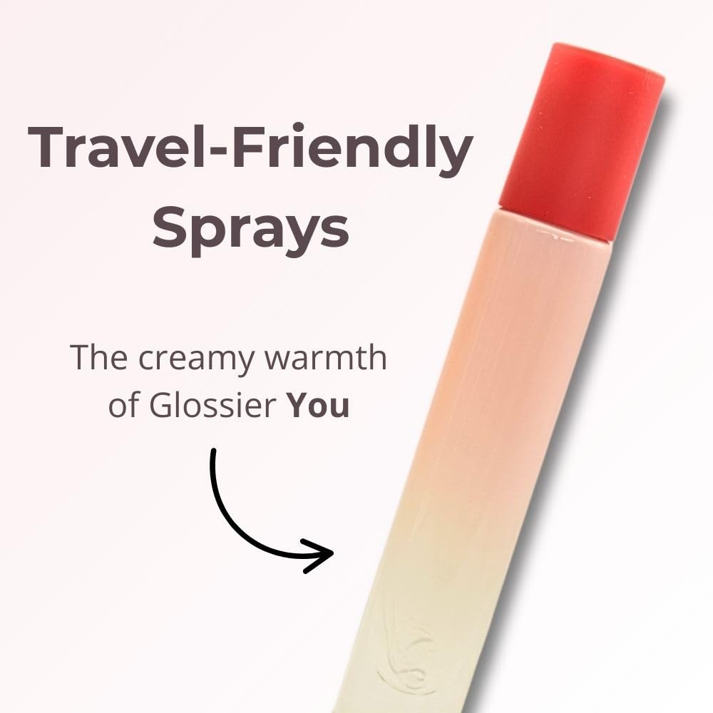 Glossier You Discovery Travel Perfume Spray Gift Set - Limited Edition Trio: Warm Clean, Serene Woody, Dreamy Gourmand Scents - You, Doux, Rêve. Glossier uk supplements