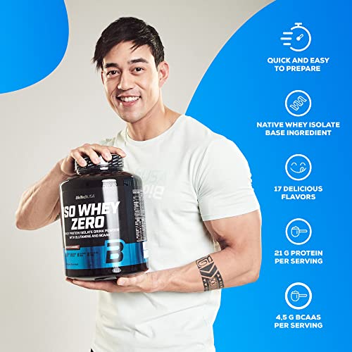 BioTechUSA Iso Whey Zero, Lactose, Gluten, Sugar Free, Premium Whey Protein Isolate, 500 g BioTechUSA uk supplements