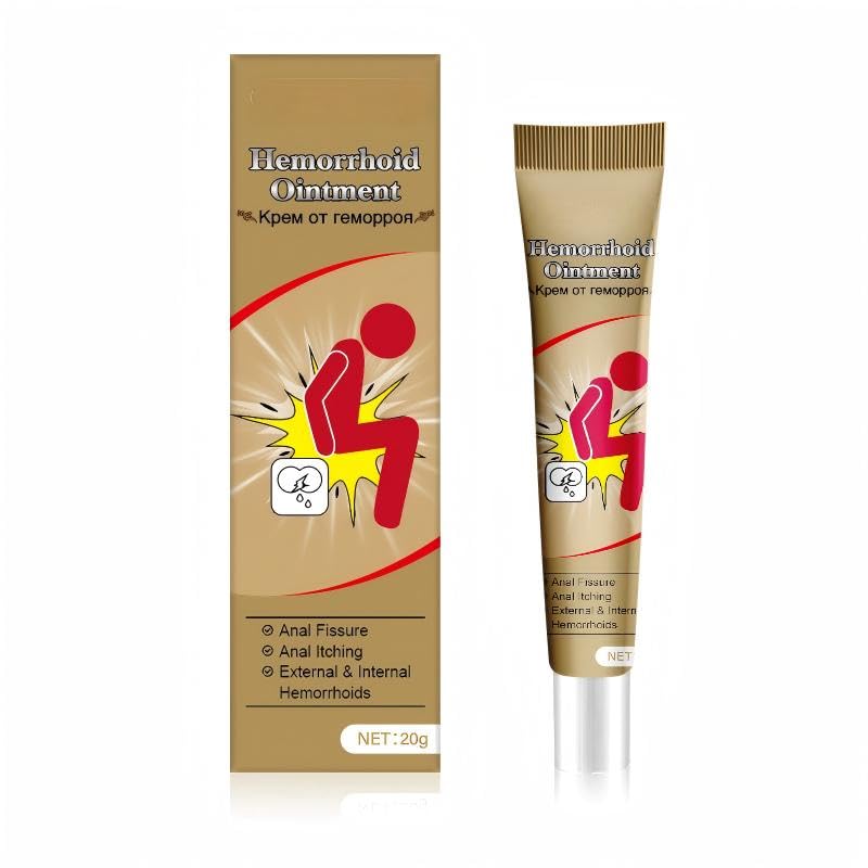 Hemorrhoid Cream, Herbal Hemorrhoid Ointment, Natural Itching & Burning Relief Hemorrhoidal Cream, External Discomfort Support for Men Women 20g Generic uk supplements