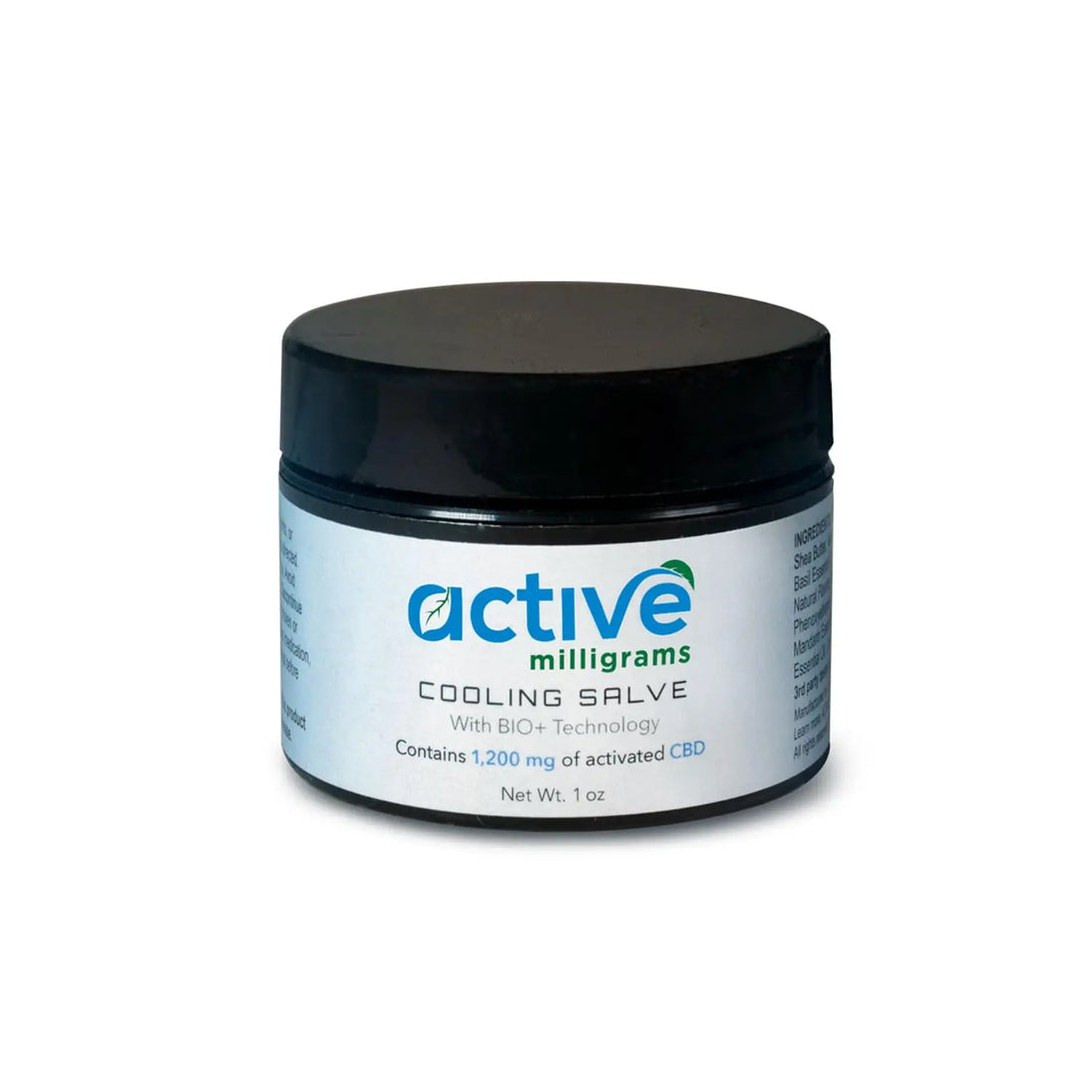 active milligrams Hemp Cooling Salve for Joint & Muscle Relief - Infused with Menthol, Shorea (Sal) Butter, Yarrow Essential Oil – Soothe Discomfort in Back, Knees, Neck, Shoulder, and Elbow - 1 OZ active milligrams uk supplements
