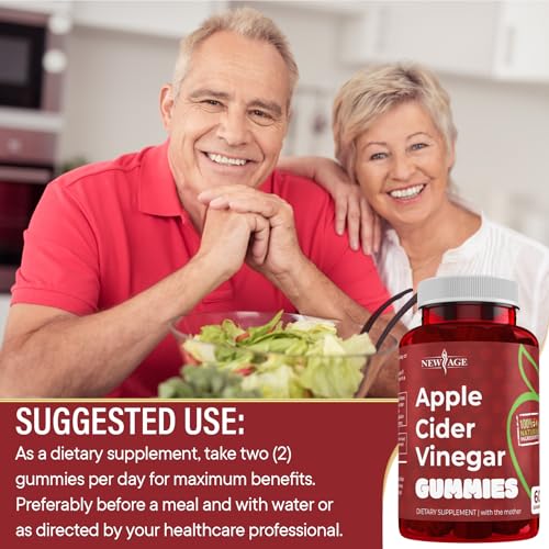 NEW AGE Apple Cider Vinegar Gummies 2-Pack - 120 Count - Immunity & Detox NEW AGE uk supplements