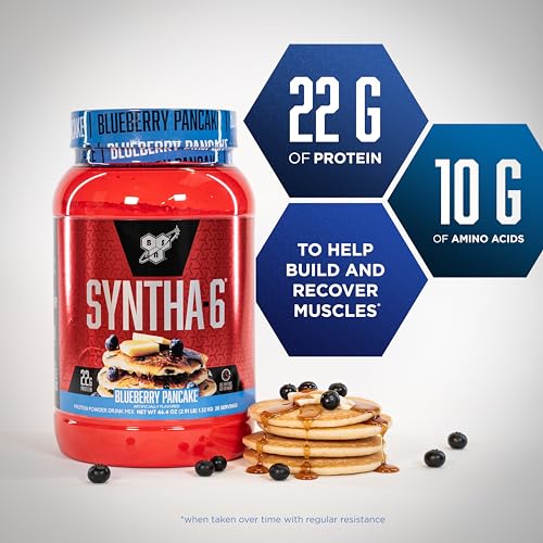 BSN SYNTHA-6 Whey Protein Powder, Milk Isolate Protein Powder with Micellar Casein BSN uk supplements