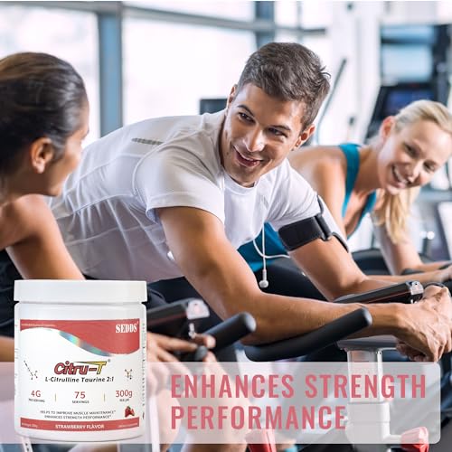SEDDS Strawberry-Flavored L-Citrulline Taurine 2:1, L Citrulline Powder, Unflavored Vegan SEDDS uk supplements