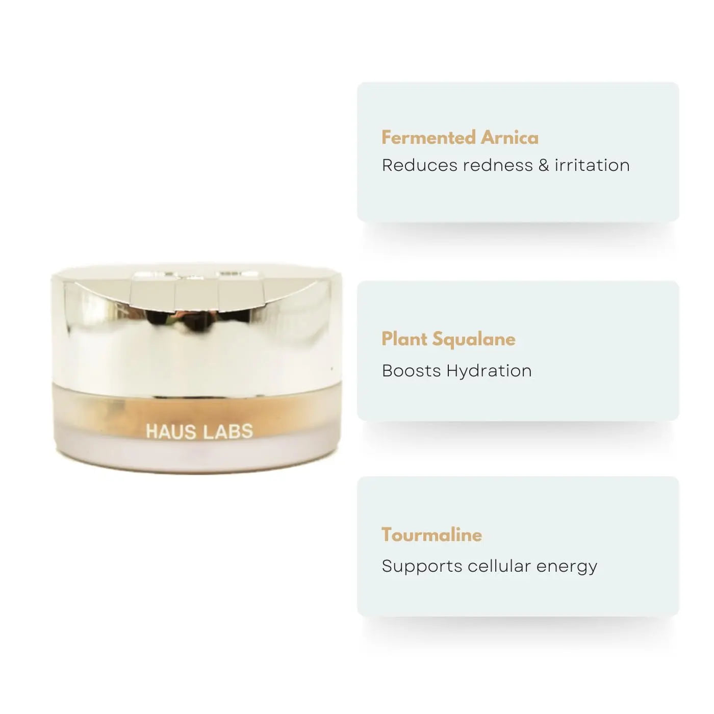 HAUS LABS BY LADY GAGA Bio-Blurring Talc-Free Loose Setting Powder Golden Haus Laboratories uk supplements