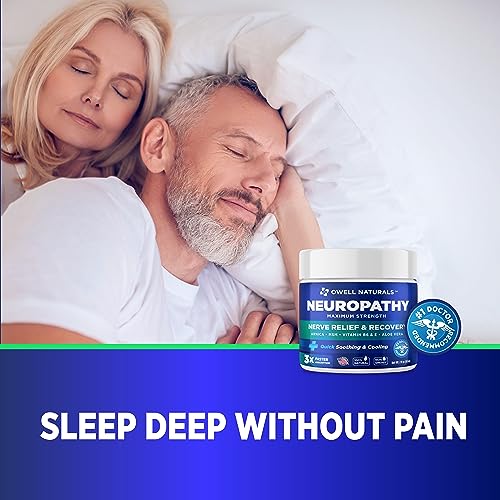OWELL NATURALS Neuropathy Nerve Relief Cream - Maximum Strength Relief Cream for OWELL NATURALS uk supplements
