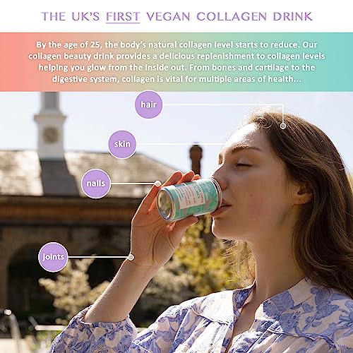 Eauglo- Cucumber & Watermelon Vegan Collagen Beauty Drink, Anti-Ageing & Radiant Skin EauGlo uk supplements