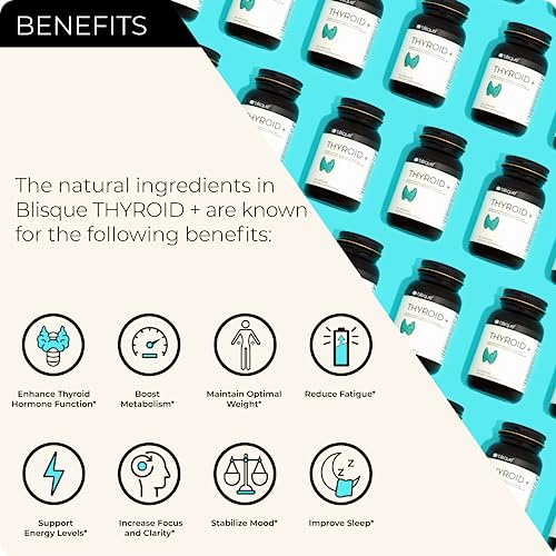 Blisque – Thyroid Support Supplement Complex for Healthy Metabolism and Increased Energy Blisque uk supplements