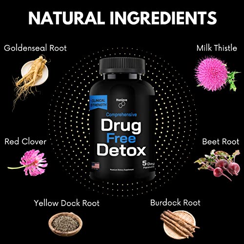 Honieve Total Body Cleanse - Cleanse Detox & Repair with Milk Thistle - 5 Day Fast & Effective Honieve uk supplements