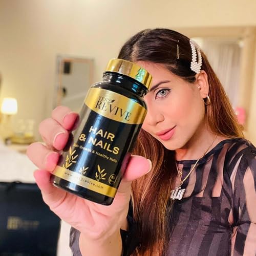 YES2 REVIVE Hair Nails Growth - Includes Marine Collagen, Ascorbic Acid, MSM & Vitamin C for Men and Women Skin, Longer, Strength, Thicker YES2 REVIVE uk supplements