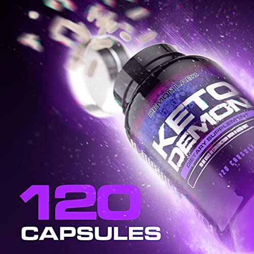 Keto Demon – Hardcore Keto Pills – Use with The Keto Diet – Packed with Raspberry Ketones Demon Labz uk supplements