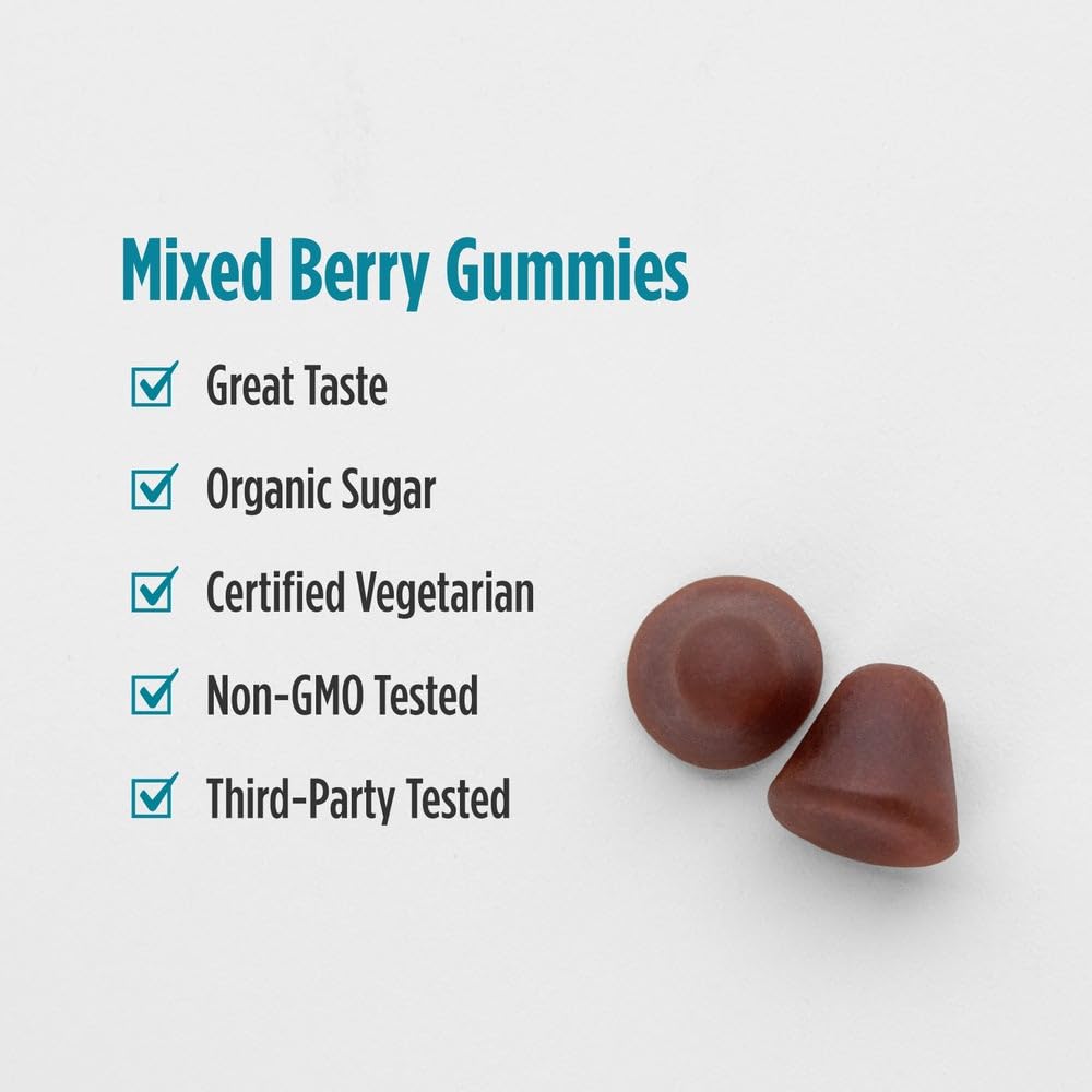 Nordic Naturals Stress Relief Gummies, Mixed Berry, 40 Gummy Supplements, Supports Daily Mood and Immune System Health, Non-GMO, Vegetarian, 20 Servings Nordic Naturals uk supplements