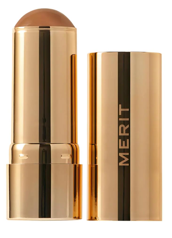 Merité Bronze Balm, Sheer Buildable Cream Sculpting Bronzer, Natural Finish, Lightweight Formula Clay - light skin Aus Healthcare uk supplements