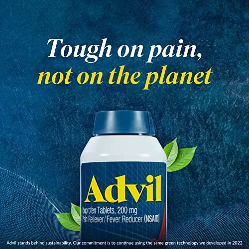 Advil PM Pain Reliever and Nighttime Sleep Aid, Pain Medicine with Ibuprofen for Pain Relief and Diphenhydramine Citrate for A Sleep Aid - 120 Coated Caplets (Pack of 2) Advil uk supplements