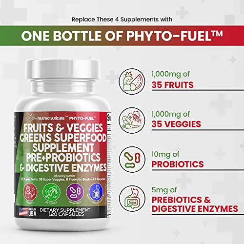 Fruits and Veggies Supplement Reds & Green Superfood - A Natural Balan Clean Nutraceuticals uk supplements
