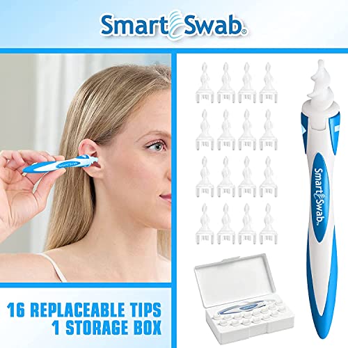 Smart Swab - Spiral Ear Cleanser - Earwax Remover Tool - 16 Replaceable ND products uk supplements