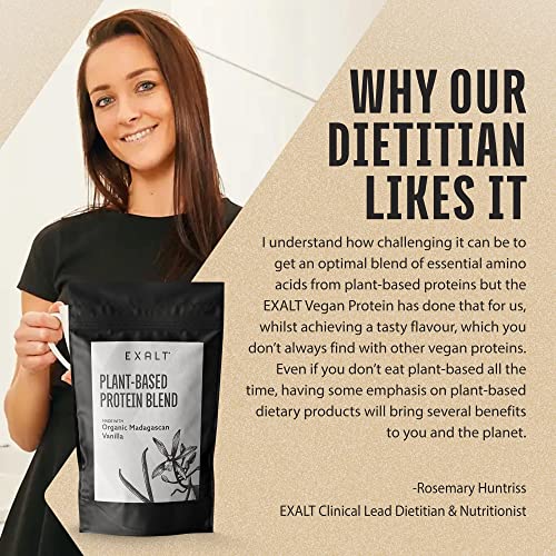 EXALT Vegan Protein Powder - 100% Plant-Based – Gluten Free - Keto Friendly EXALT uk supplements
