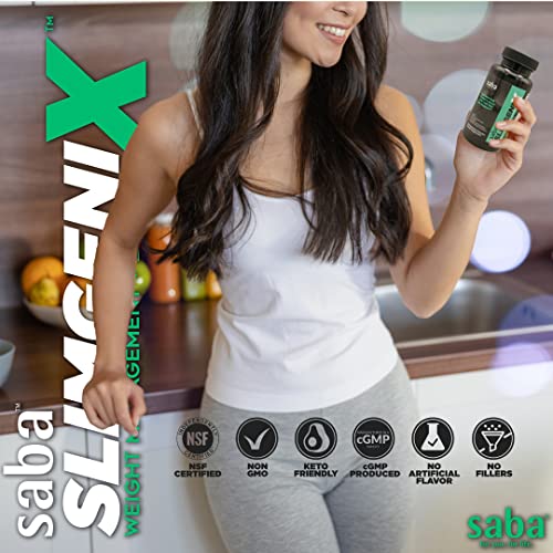 Saba SlimGenix -Energy, Weight Management, Appetite Control, Focus, Fat Burner Saba uk supplements