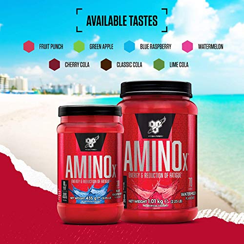 BSN Nutrition Amino X Supplement with Vitamin D, Vitamin B6 and Amino Acids, Green BSN uk supplements