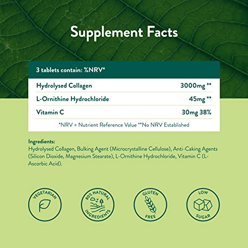 Holland & Barrett Bovine Collagen Tablet 3000mg 90 Tablets Holland & Barrett uk supplements