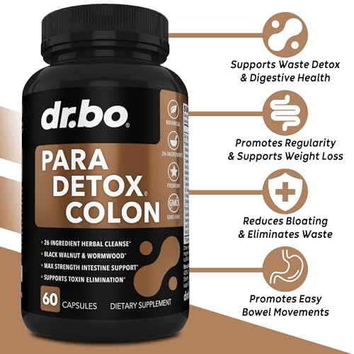 Colon Cleanse Pills Body Detox - Intestinal Guard Cleanser for Stomach - Natural Weight DR. BO uk supplements