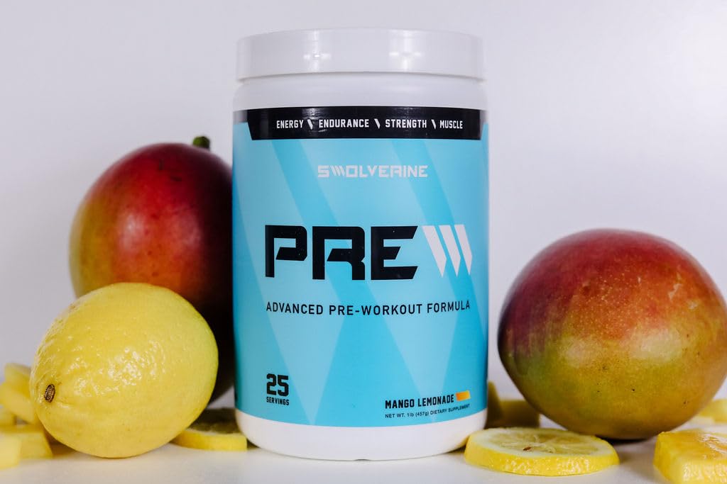 Swolverine PRE-Workout | Citrulline Malate, Carnosyn Beta Alanine, Carnitine, Ginseng Swolverine uk supplements