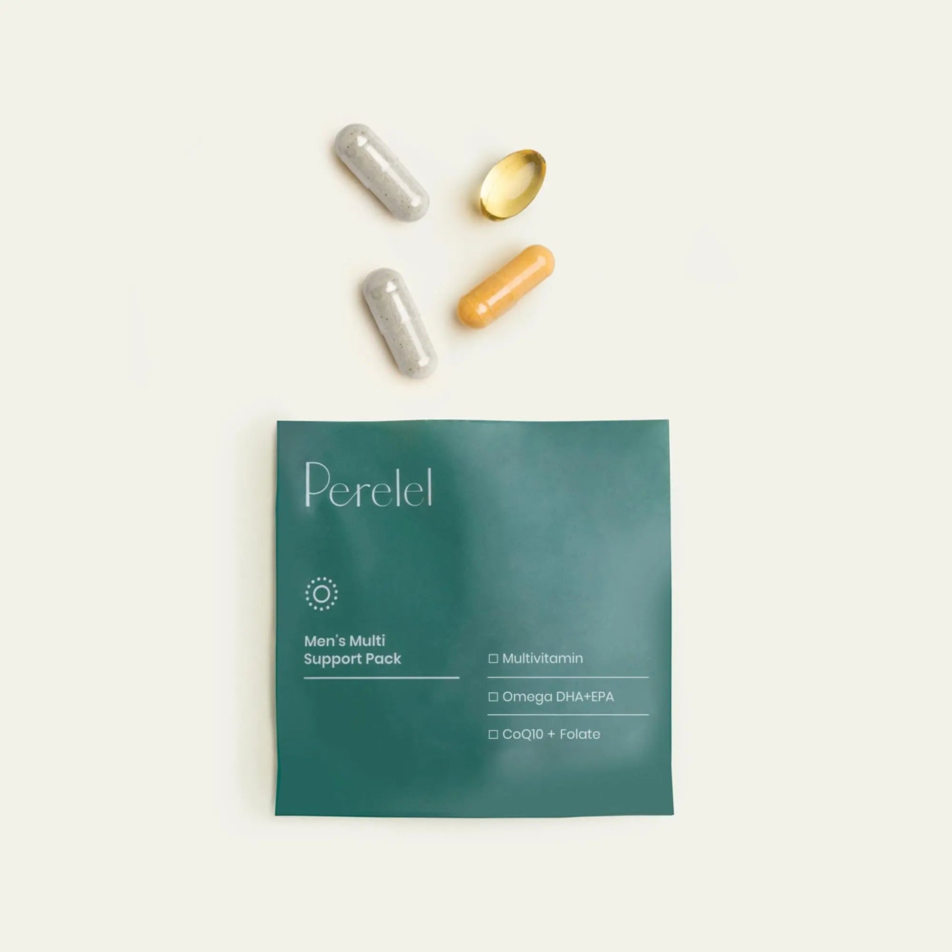 Perelel Men’s Multi Support Pack, Daily Multivitamin with Magnesium, Omega 3, CoQ10 & Folate, Nutritional Support Perelel uk supplements