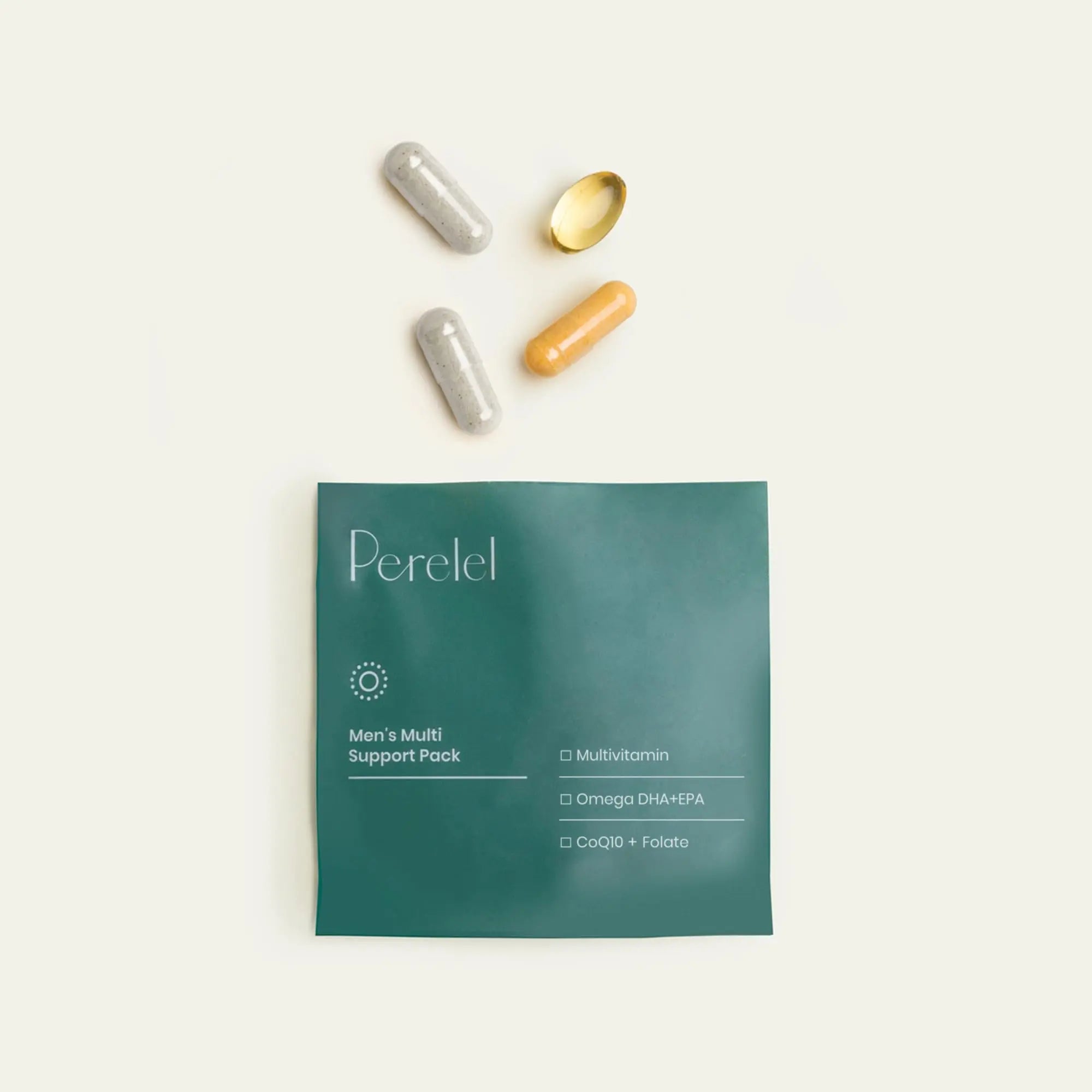 Perelel Men’s Multi Support Pack, Daily Multivitamin with Magnesium, Omega 3, CoQ10 & Folate, Nutritional Support Perelel uk supplements
