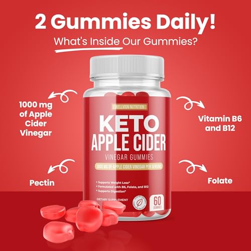 Wellvion Keto ACV Gummies for Weight Loss Support - Advanced Formula (1000mg) Wellvion Nutrition uk supplements
