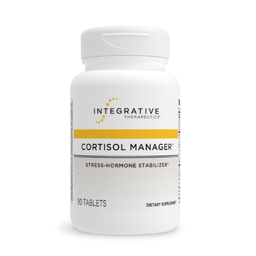 Integrative Therapeutics Cortisol Manager - Balance Cortisol & Support Relaxation for Restful Sleep* - Includes Ashwagandha & L-Theanine for Confidence with Less Stress* - 90 Tablets (45 Servings) Integrative Therapeutics uk supplements