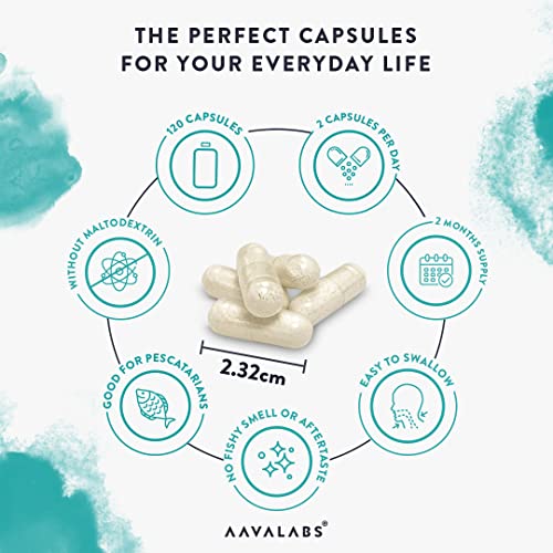 Marine Collagen Tablets for Women and Men with Hyaluronic Acid, Natural Vitamin C & Magnesium - with Pure Collagen peptides AAVALABS uk supplements