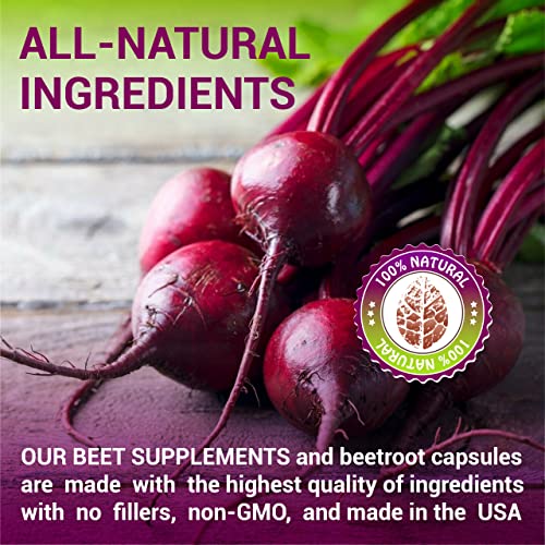 HERBALICIOUS Beet Root Capsules - Herbal Supplement for Athletic Performance HERBALICIOUS uk supplements