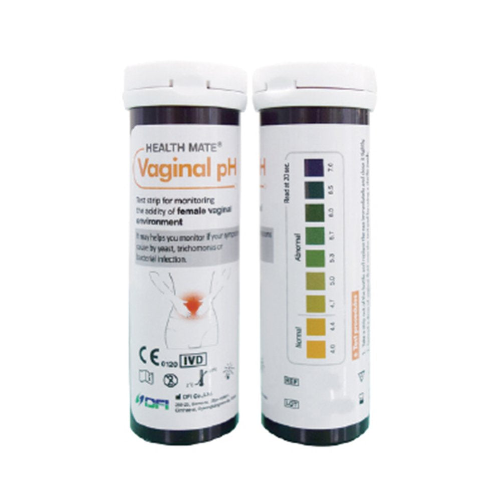 Vaginal Health pH Test Strips Without Swabs - Monitor Vaginal Intimate Health (Pack of 25) DFI uk supplements