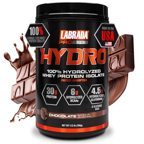 Labrada Hydro 100% Pure Hydrolyzed Whey Protein Isolate Powder, Lactose Free Labrada uk supplements