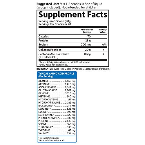 Garden of Life Grass Fed Collagen Peptides Powder – Unflavored Collagen Powder Garden of Life uk supplements