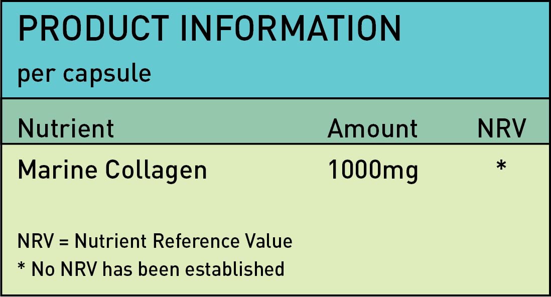 Nutrivolv Collagen Marine (1000mg) Supplement for Skin , Anti Ageing Nutrivolv uk supplements