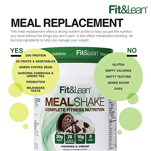 Fit & Lean Meal Shake, Fat Burning Meal Replacement, Meal Replacement with Protein Fit & Lean uk supplements