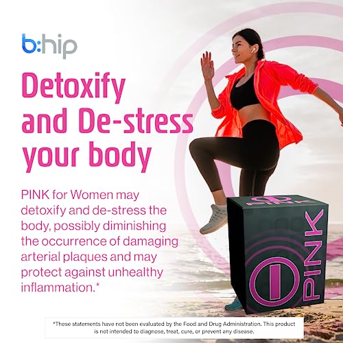 Energy Drink Powder, bHIP Pink for Women 30 Drink Mix Packets. Energy Supplements b:hip uk supplements