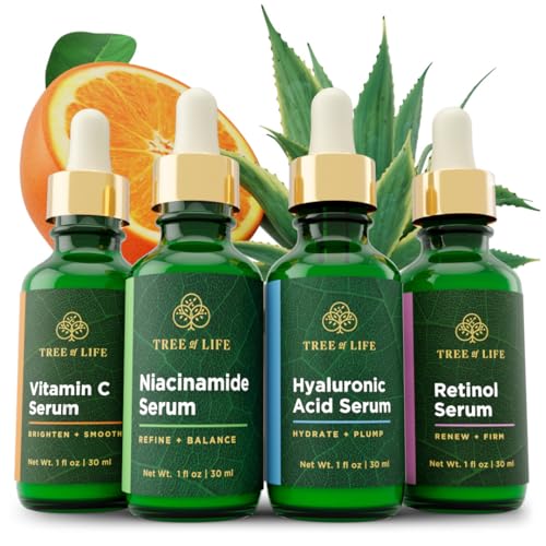 Tree of Life Advanced Regimen - 4ct x 1 Fl Oz - Niacinamide Serum (Refine) Tree of Life Beauty uk supplements
