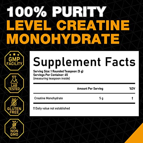 Rep N Roll Micronized Creatine Powder, 45 Serv., Creatine Monohydrate 5000 MG Rep N Roll uk supplements