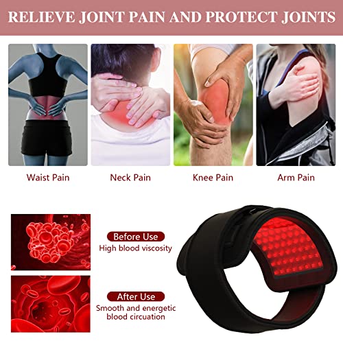 Red Light Therapy Belt, Infrared Light Therapy Wrap Red Light Therapy Device for Body, Pain Relief Jitesy uk supplements