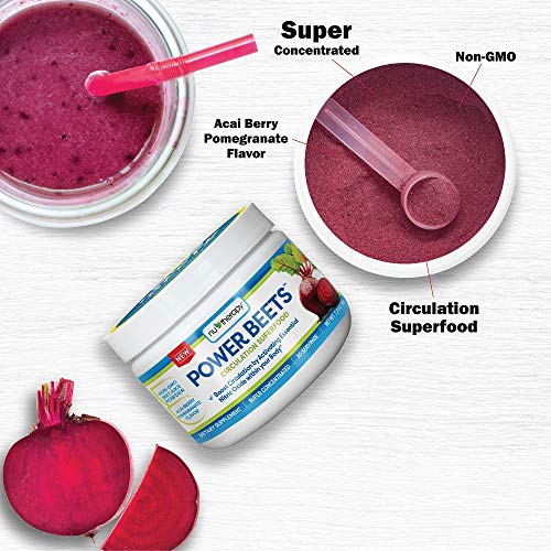 Nu-Therapy Power Beets - Super Concentrated Circulation Superfood - Dietary Supplement SlimFast uk supplements