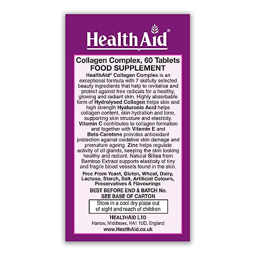 HealthAid Collagen Complex Tablets, 60 HealthAid uk supplements