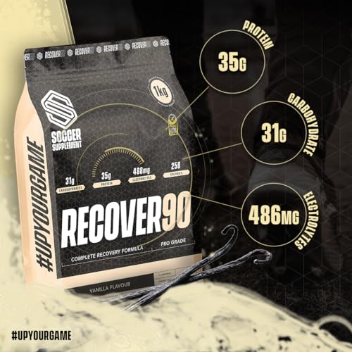 Soccer Supplement - Recover90® Complete Recovery Shake - 31grams of Protein Isolate SOCCER SUPPLEMENT uk supplements