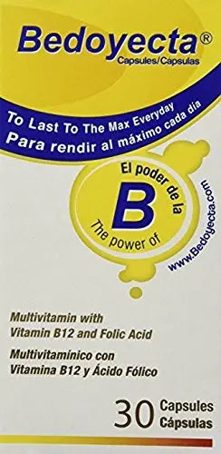 Bedoyecta Multivitamin, 30 Capsules Each (Pack of 6) Bedoyecta uk supplements
